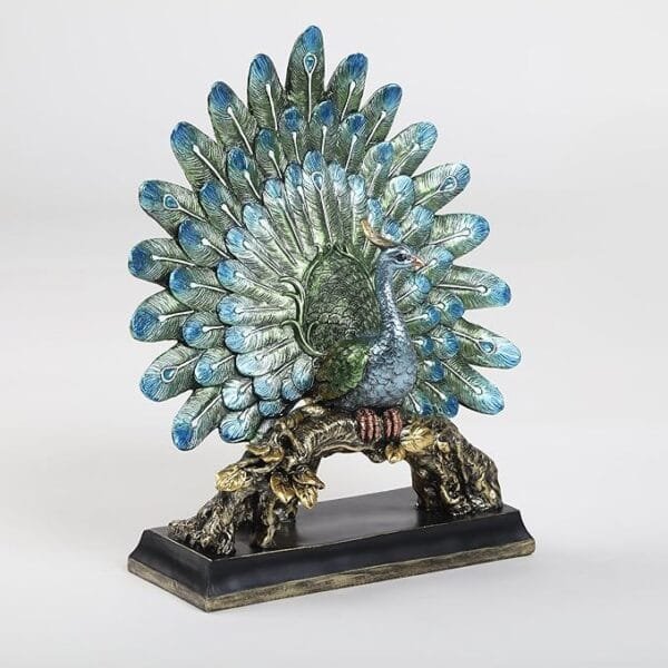 Peacock’s Glory Home Decoration Showpiece - Image 4