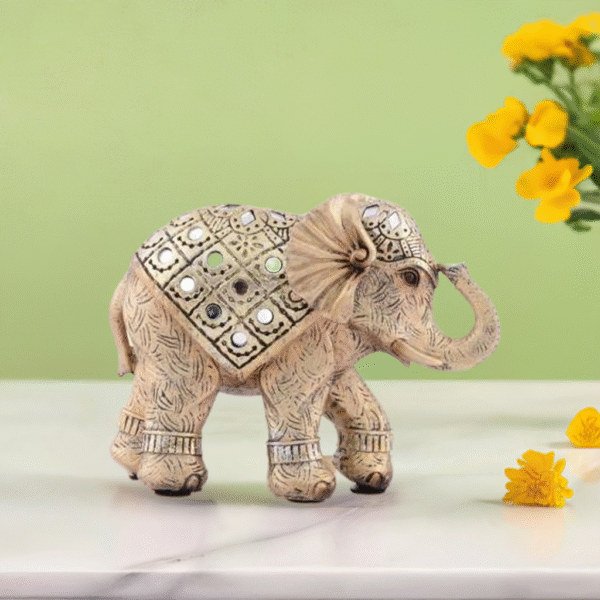 Decorative  Elephant Figurine – Premium Home Décor for Living Room & Office - Image 3