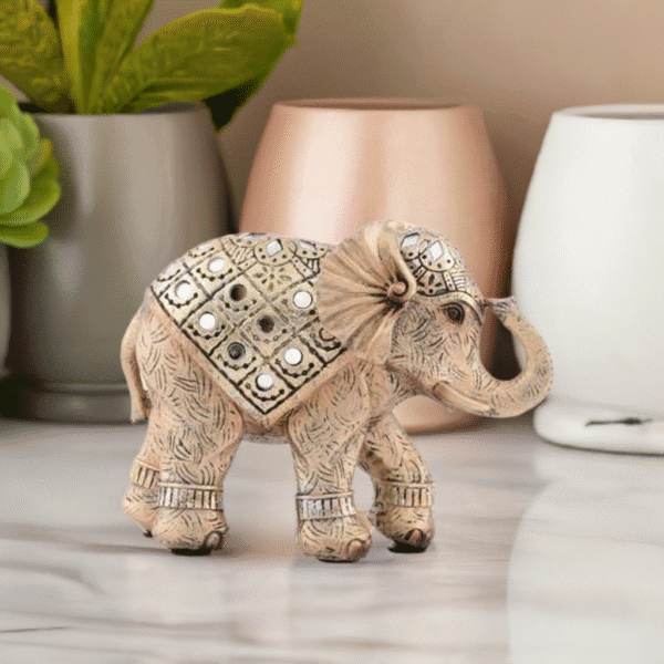 Decorative  Elephant Figurine – Premium Home Décor for Living Room & Office - Image 2