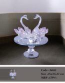 Glass Swan Figurine,Decorative Showpiece For Home And Office