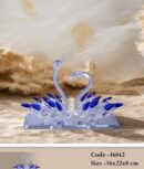 Glass Swan Figurine,Decorative Showpiece For Home And Office