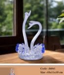 Glass Swan Figurine, For Home And Office