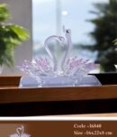 Glass Swan Figurine, For Home And Office