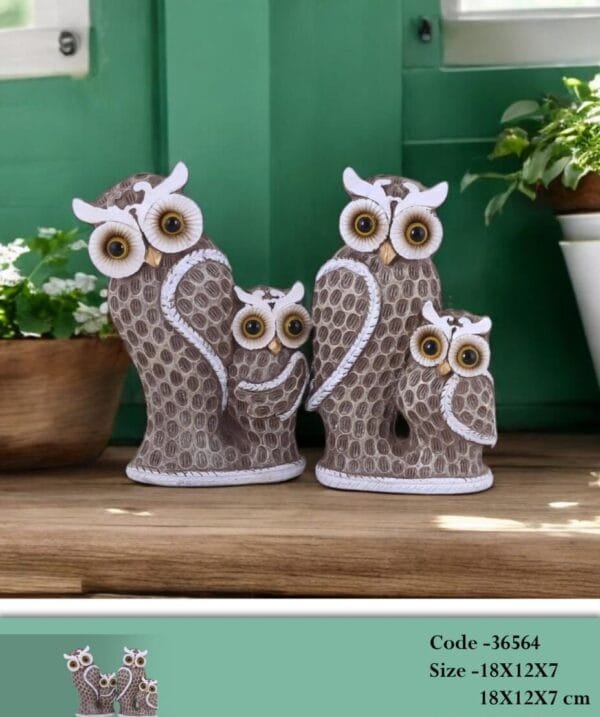 lucky Owl Family for Home decoration - Image 2