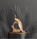 Peacock’s Glory Home Decoration Showpiece