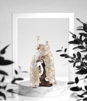 Peacock’s Glory Home Decoration Showpiece