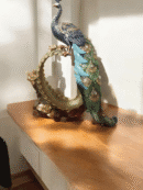 Peacock’s Glory Home Decoration Showpiece