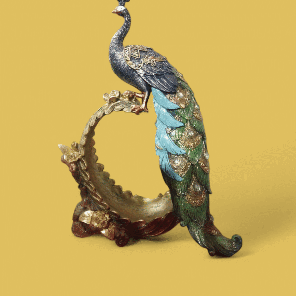 Peacock’s Glory Home Decoration Showpiece - Image 3