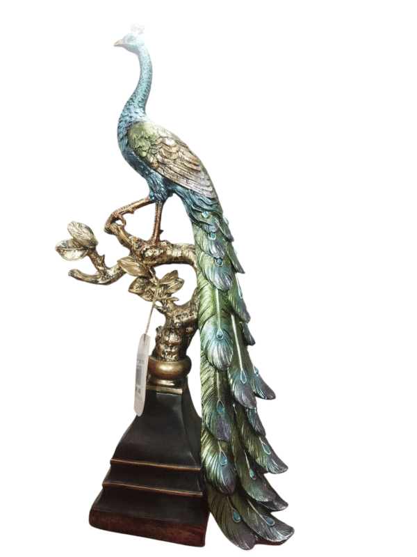 Peacock’s Glory Home Decoration Showpiece - Image 5