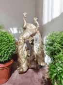 Peacock’s Glory Home Decoration Showpiece