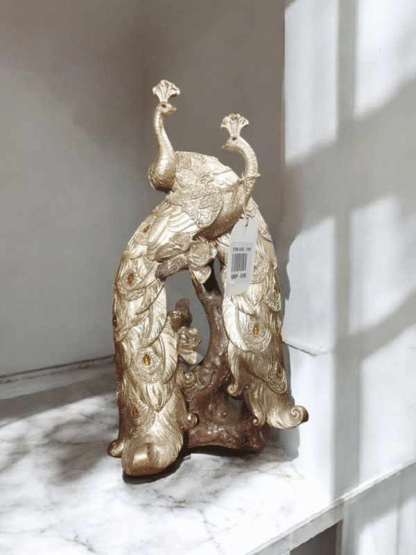Peacock’s Glory Home Decoration Showpiece - Image 3