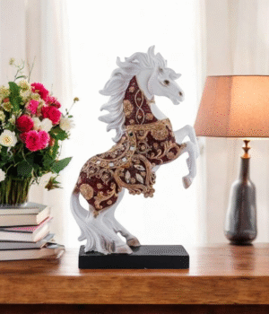 Elegant Resin Horse Sculpture for Home Decor