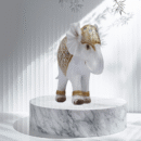 Decorative White Elephant Figurine – Premium Home Décor for Living Room & Office