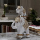 Decorative  Mother And Baby  Elephant Figurine – Premium Home Décor for Living Room & Office