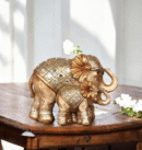 Decorative  Mother And Baby  Elephant Figurine – Premium Home Décor for Living Room & Office