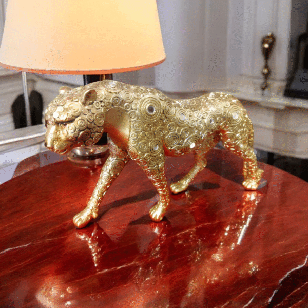 Luxury Leopard Statue ,Resin Showpiece ,Figures for Home Decor - Image 2