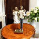 Couple Family Figurine Luxury Decorative Showpiece