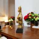 Elegant Resin Horse Sculpture for Home Decor