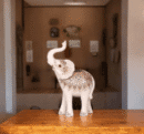 Decorative White Elephant Figurine – Premium Home Décor for Living Room & Office