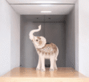 Decorative White Elephant Figurine – Premium Home Décor for Living Room & Office