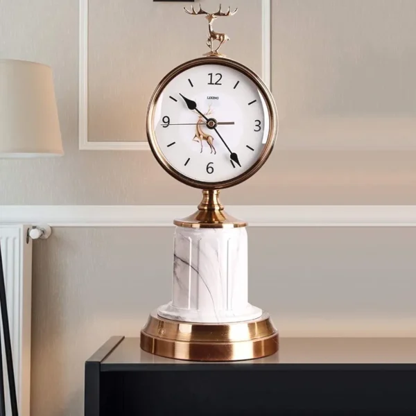 Luxury Table Clock - Elegant Timeless Design with Premium Finishes - Image 5