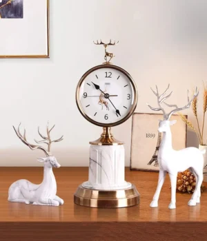 Luxury Table Clock - Elegant Timeless Design with Premium Finishes