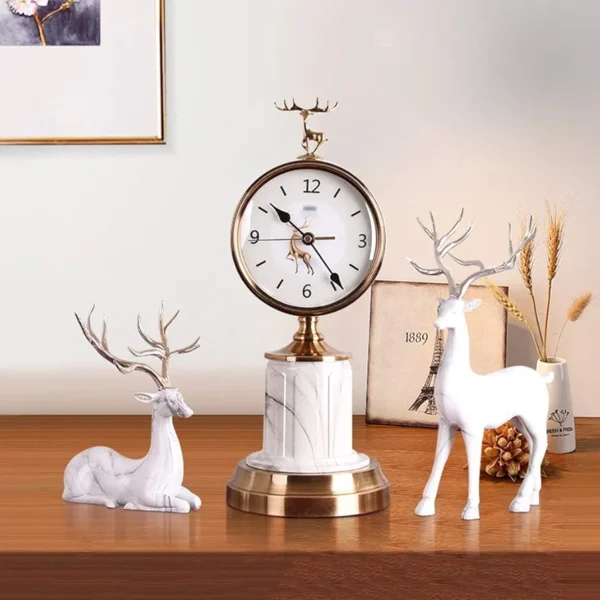 Luxury Table Clock - Elegant Timeless Design with Premium Finishes