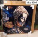 Loard Buddha Crystal Painting With Aluminium Frame , Luxury Item