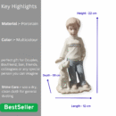 boy and dog fine porcelain figurine